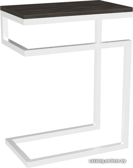 

Приставной столик TMB Loft Хидсон Дуб 400x300 (кофе/белый)
