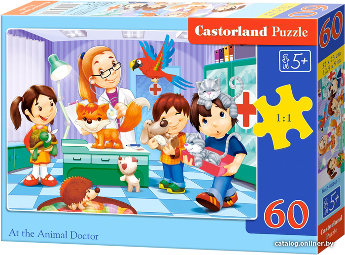 

Пазл Castorland Midi Ветеринар B-06847 (60 эл)