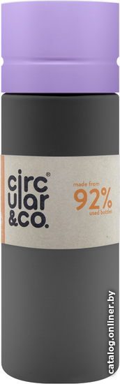 

Бутылка для воды Circular&Co GPUB600 (600 мл, серый/пурпурный)