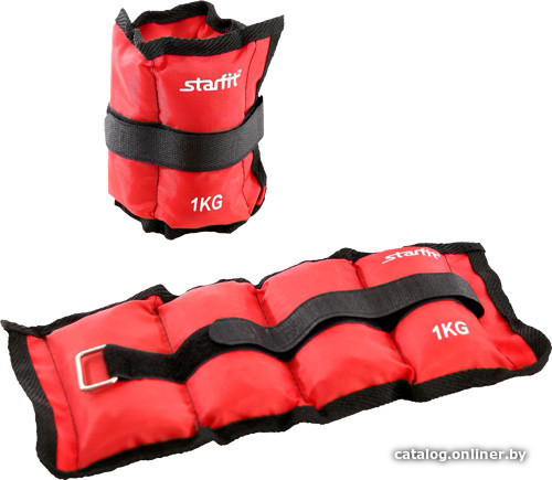 

Утяжелитель Starfit WT-401 2x1 кг (красный)