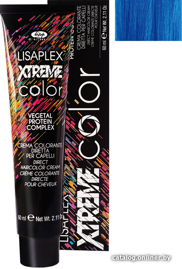 

Крем-краска для волос Lisap pH Lisaplex Xtreme Color Mystic Blue 60 мл
