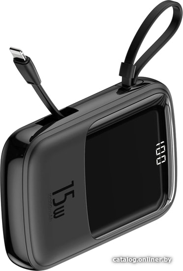 

Внешний аккумулятор Baseus Qpow Digital Display PPQD-B01 10000mAh (черный)