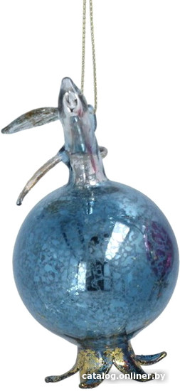 

Елочная игрушка Gisela Graham Della Robbia. Гранат 00941-1 (синий)