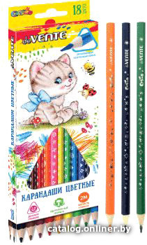 

Набор цветных карандашей deVente Cosmo Trio 5023911 (18 шт)
