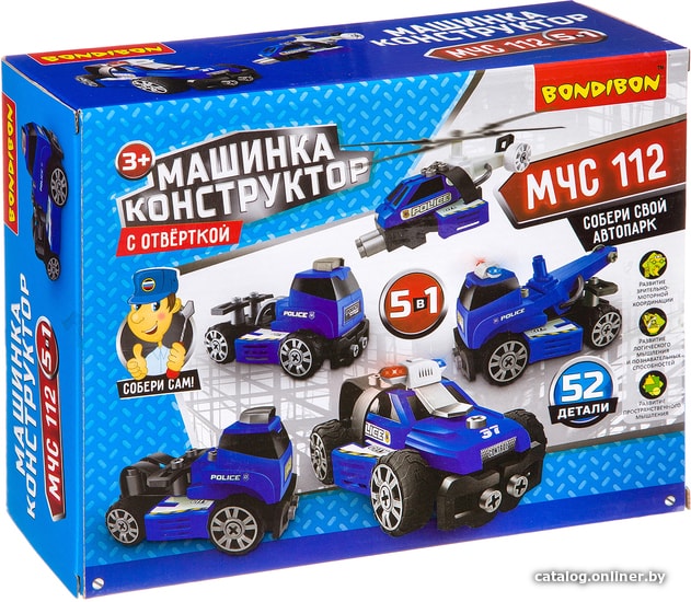 

Конструктор Bondibon ВВ3387 МЧС 112
