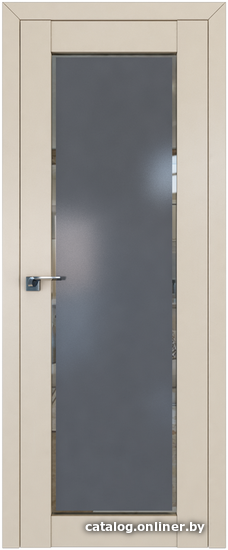 

Межкомнатная дверь ProfilDoors 2.19U 90x200 (магнолия сатинат, стекло square графит)