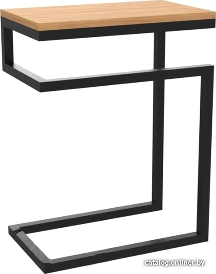 

Приставной столик TMB Loft Хидсон 2 Дуб 500x300 (ипсвичская сосна/черный)