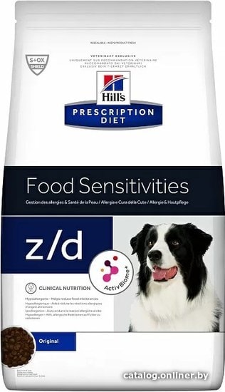 

Сухой корм для собак Hill's Prescription Diet Food Sensitivities z/d Original 8 кг