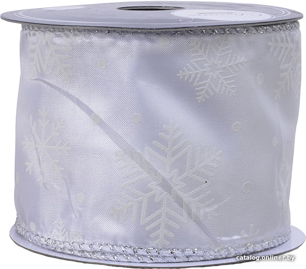

Декоративная лента Albero Di Natale Снежинки 6.3х270 см 440120-1