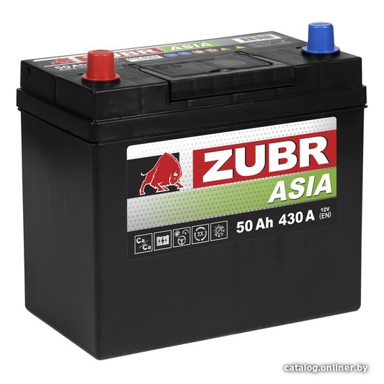 

Автомобильный аккумулятор Zubr Premium Asia L+ (50 А·ч)