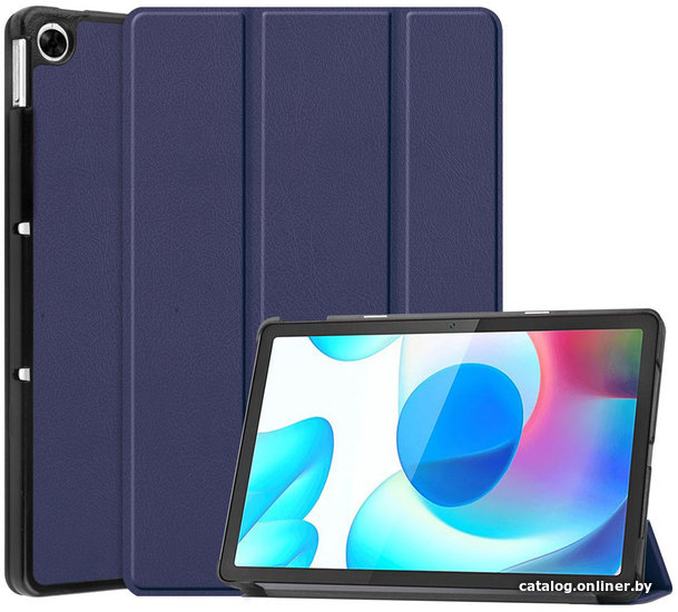 

Чехол для планшета JFK Smart Case для Realme Pad (темно-синий)