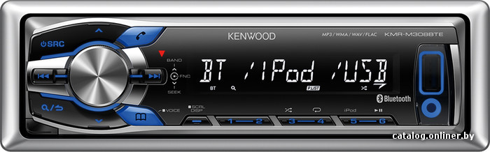 

USB-магнитола Kenwood KMR-M308BTE