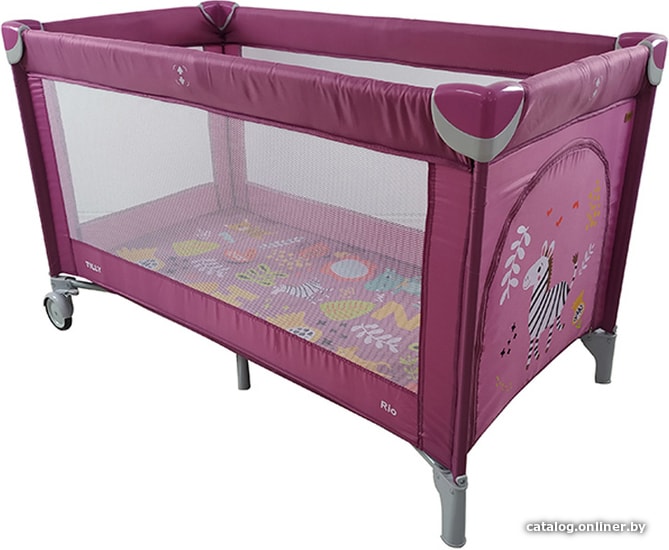 

Манеж-кровать Baby Tilly T-1011 Rio (фиолетовый)