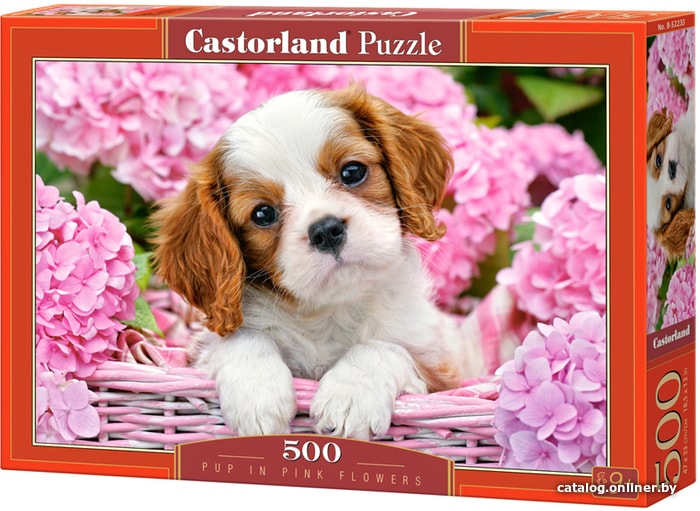 

Пазл Castorland Щенок в цветах