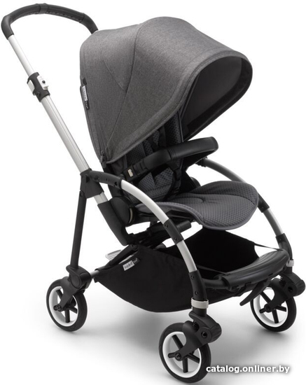 

Коляска прогулочная «книга» Bugaboo Bee6 (alu/grey melange/grey melange)