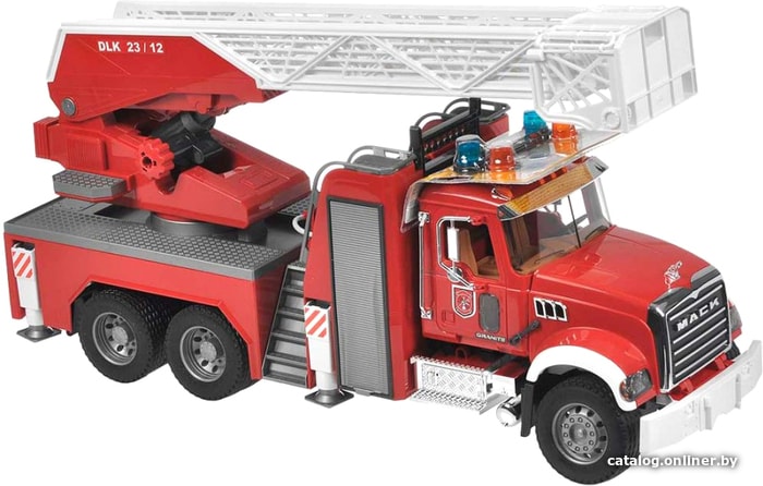 

Грузовик Bruder MACK Granite fire engine with water pump 02821