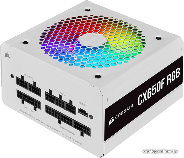 

Блок питания Corsair CX650F RGB White CP-9020226-EU