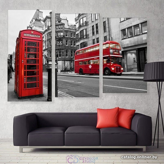

Модульная картина Citydecor Транспорт 16.33 77x117 см
