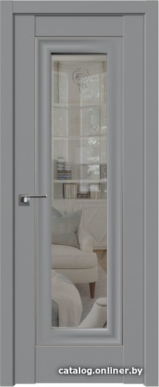

Межкомнатная дверь ProfilDoors 24U 60x200 (манхэттен/прозрачный/серебро)