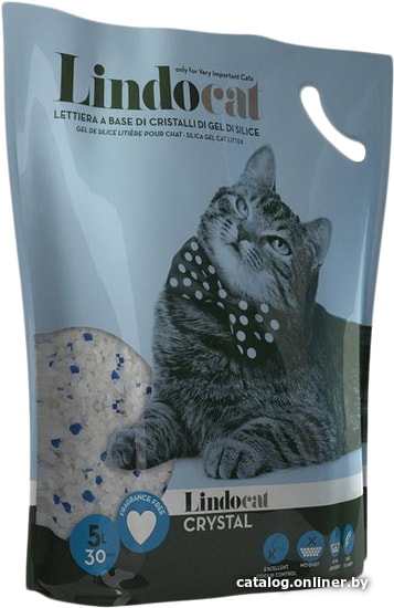 

Наполнитель для туалета LindoCat Crystal 5 л