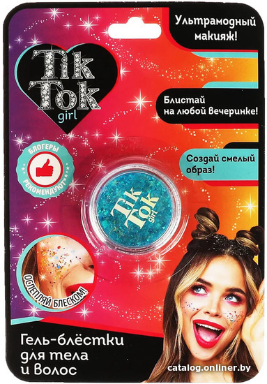 

Гель-блестки детский TikTok Girl GG61825TTG (голубой)