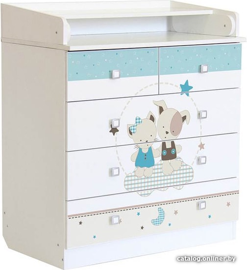 

Детский комод Polini Kids Simple 1780 (лучшие друзья)