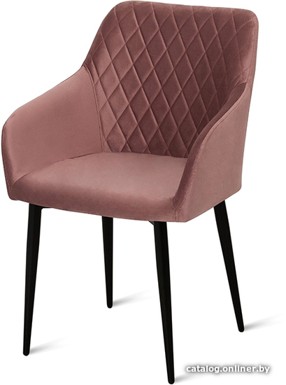 

Стул Aero B145 Rosa VL 34 BK (велюр, розовый)