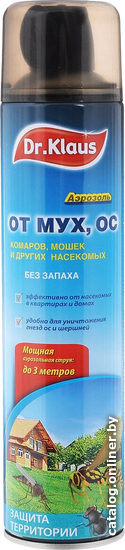

Средство от насекомых Dr. Klaus От Мух, Ос и других насекомых (600 мл)
