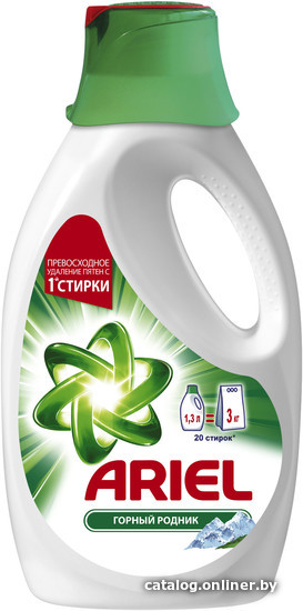 

Гель для стирки Ariel Горный Родник 1.3 л
