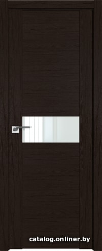 

Межкомнатная дверь ProfilDoors 2.05XN 60x200 (дарк браун, стекло lacobel белый лак)