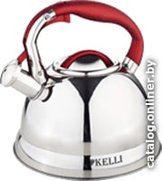 

Чайник со свистком KELLI KL-4502 (красный)