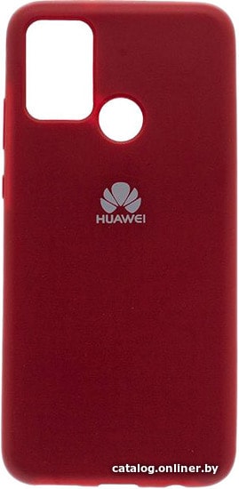 

Чехол для телефона EXPERTS Soft-Touch для Honor 9A с LOGO (темно-красный)