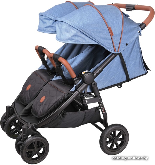

Коляска прогулочная «книга» Coletto Enzo Twin (джинс)