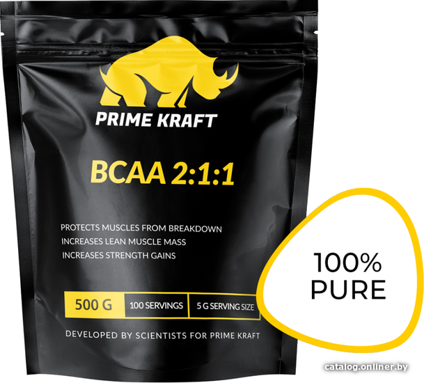 

BCAA Prime Kraft BCAA 2:1:1 (500г, без вкуса)