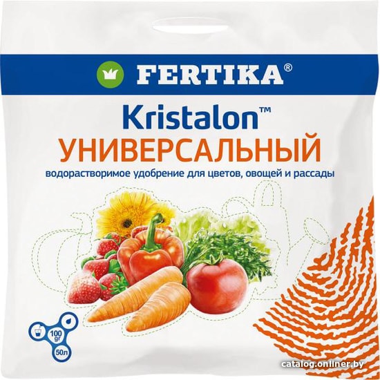 

Удобрение Fertika Kristalon универсальный NPK 18:16:21+3 MG+микро 100 г