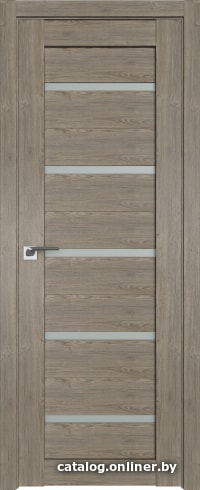 

Межкомнатная дверь ProfilDoors 7XN R 80x200 (каштан темный, стекло матовое)