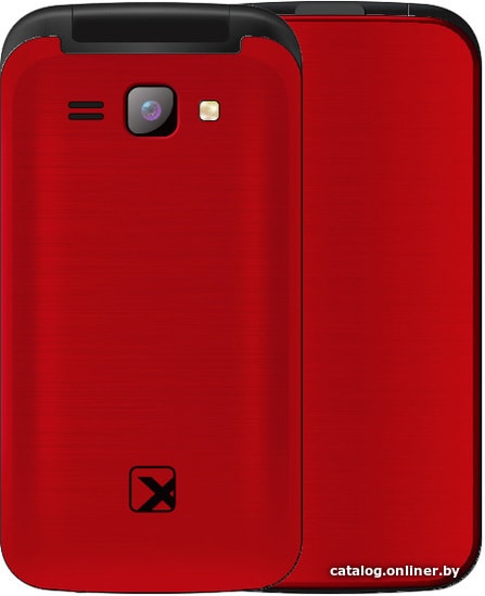 

Кнопочный телефон TeXet TM-204 (красный)
