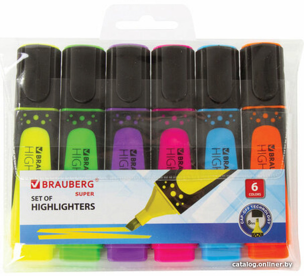 

Текстовыделитель BRAUBERG Super 151747 (6 шт)