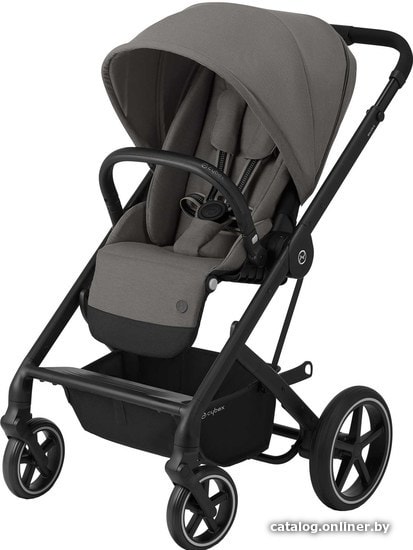 

Коляска прогулочная «книга» Cybex Balios S Lux 2020 (черная рама, soho grey)