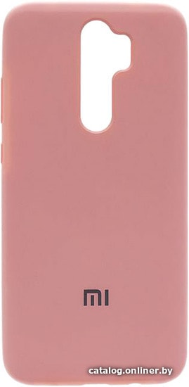 

Чехол для телефона EXPERTS Soft-Touch для Xiaomi Redmi 9 с LOGO (розовый)
