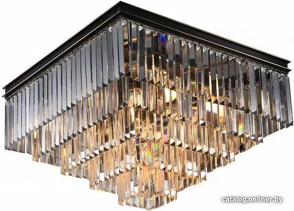 

Люстра средней высоты Newport 31112/PL black+gold
