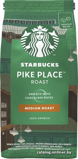

Кофе Starbucks Pike Place в зернах 200 г