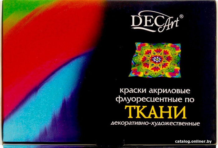 

Акриловые краски DecArt Флуоресцентные по ткани 28F-6.20-50 (6 цв)