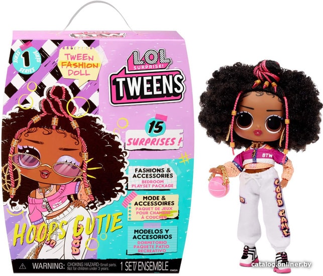 

Кукла-сюрприз L.O.L. Surprise! Tweens Fashion Doll Hoops Cutie 576693