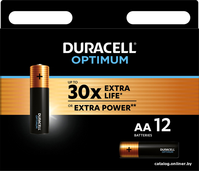 

Батарейка DURACELL Optimum AA 12 шт. LR6/MX1500 12BP