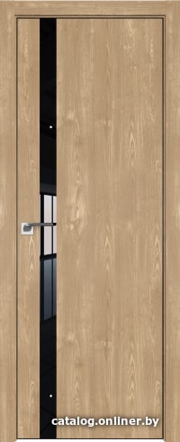 

Межкомнатная дверь ProfilDoors 6ZN 70x200 (каштан натуральный/стекло черный лак)