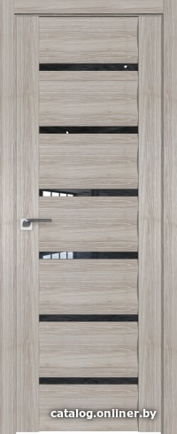 

Межкомнатная дверь ProfilDoors 57X 90x200 (капучино мелинга/стекло дождь черный)