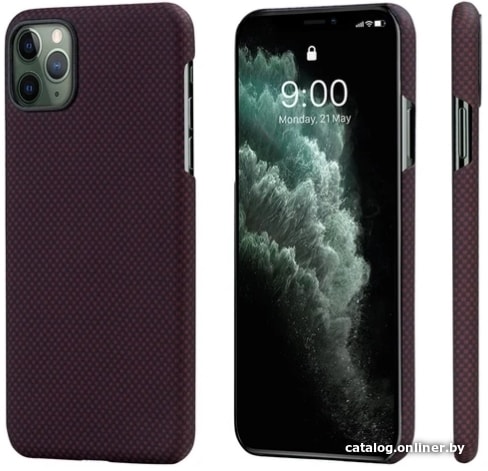 

Чехол для телефона Pitaka MagEZ для iPhone 11 Pro (plain, черный/красный)