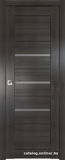 

Межкомнатная дверь ProfilDoors 18X 40x200 (грей мелинга, стекло графит)