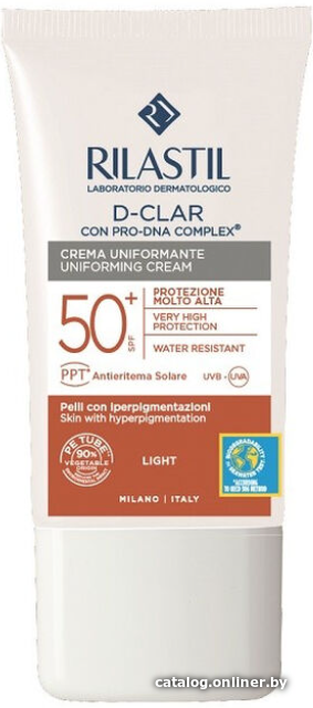 

Крем солнцезащитный Rilastil Фотозащитный крем D-Clar SPF50+ (light) 40 мл